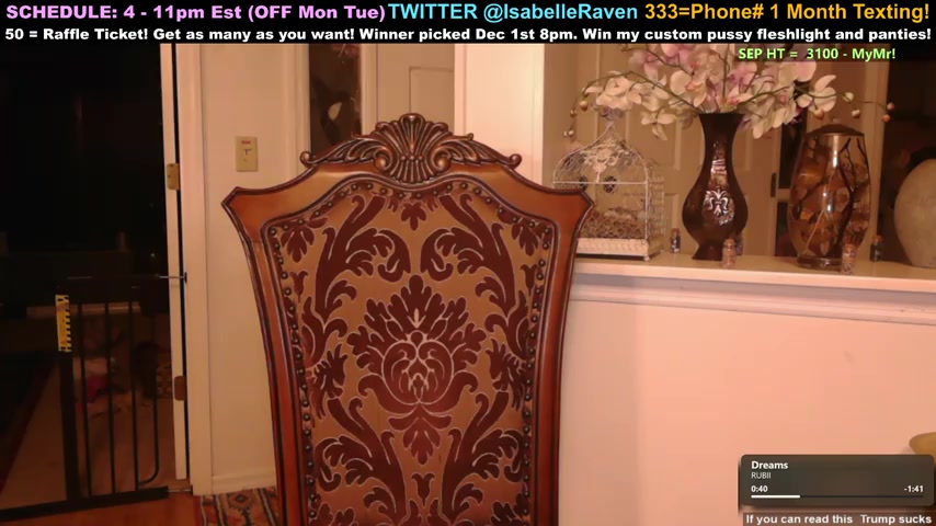 IsabelleRaven live screenshot 2025-09-23 02:17:58